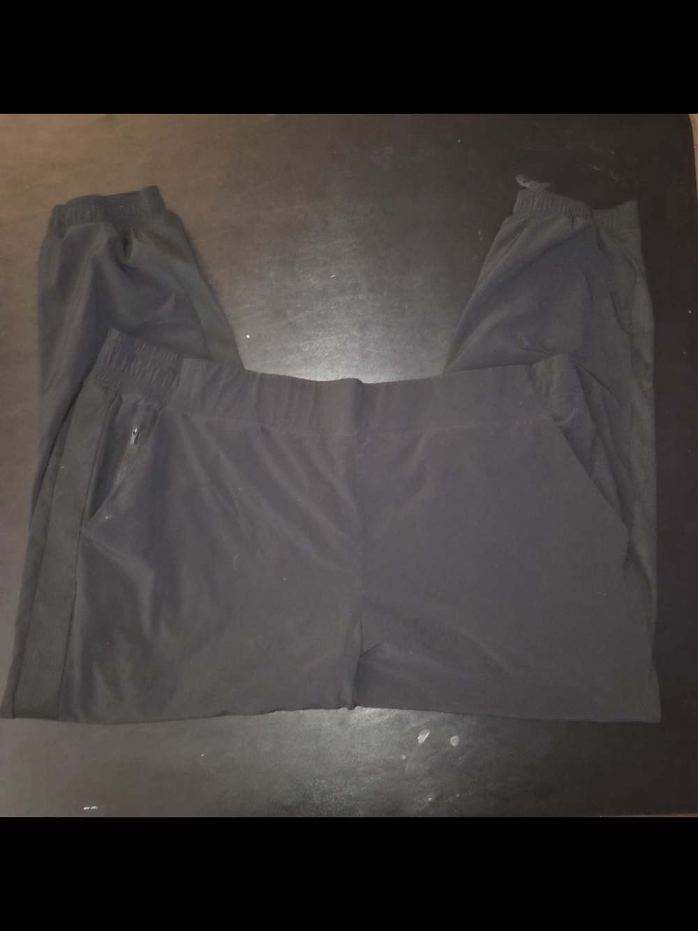 Black Athletic Jogger Pants